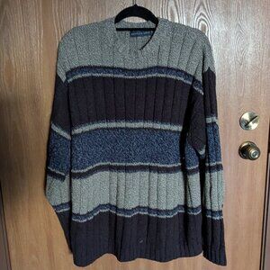 Northern Isles Striped Sweater, XL